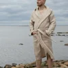 Keltainen Design kylpytakki, Hiekka